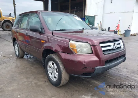 2007 Honda Pilot Lx z USA, uszkodzony, nr VIN 5FNYF18107B007045
